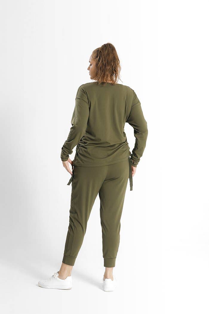 JL Jogger // Army Green for wholesale on Faire2