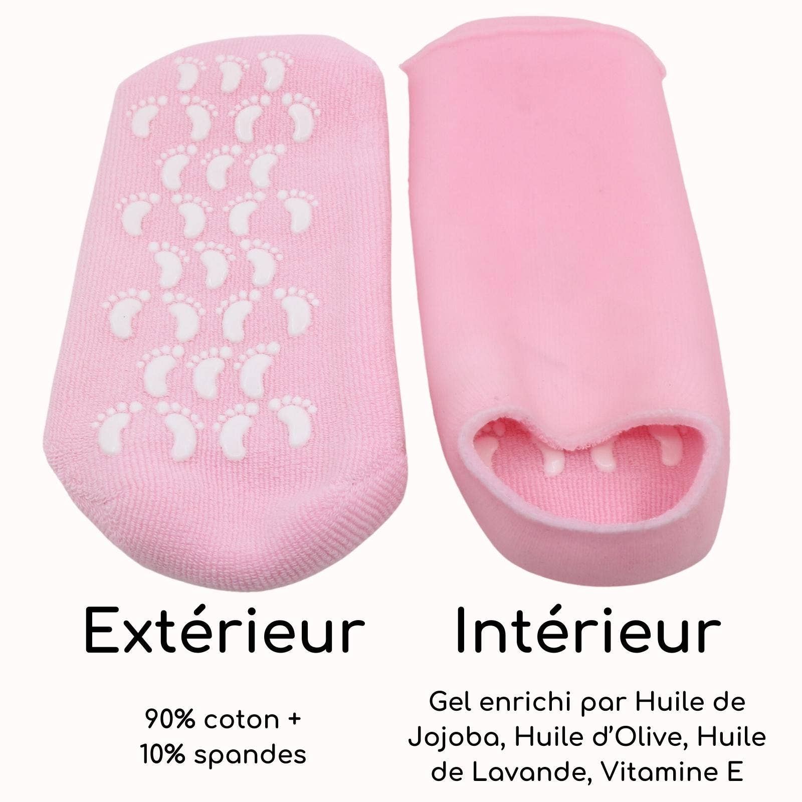 Zen'Arôme - Wholesale Socks - Women's - Pink Moisturizing and Softening Socks with Oils3