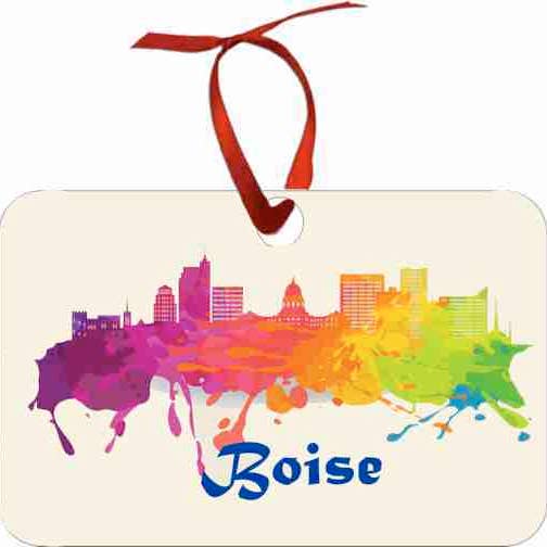 City of Boise ID Christmas Holiday Ornament for wholesale by BMS BIZ