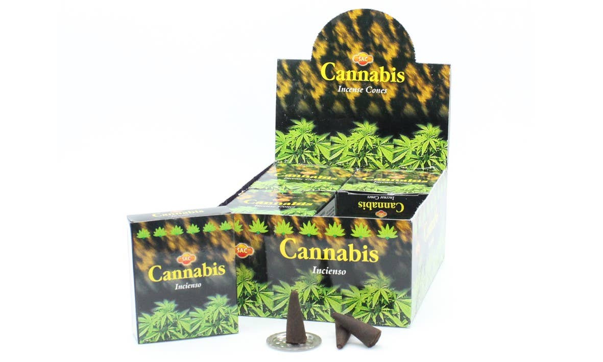 Esoterica Arte - Wholesale Incense - Incenso Cone Cannabis (12 units)0