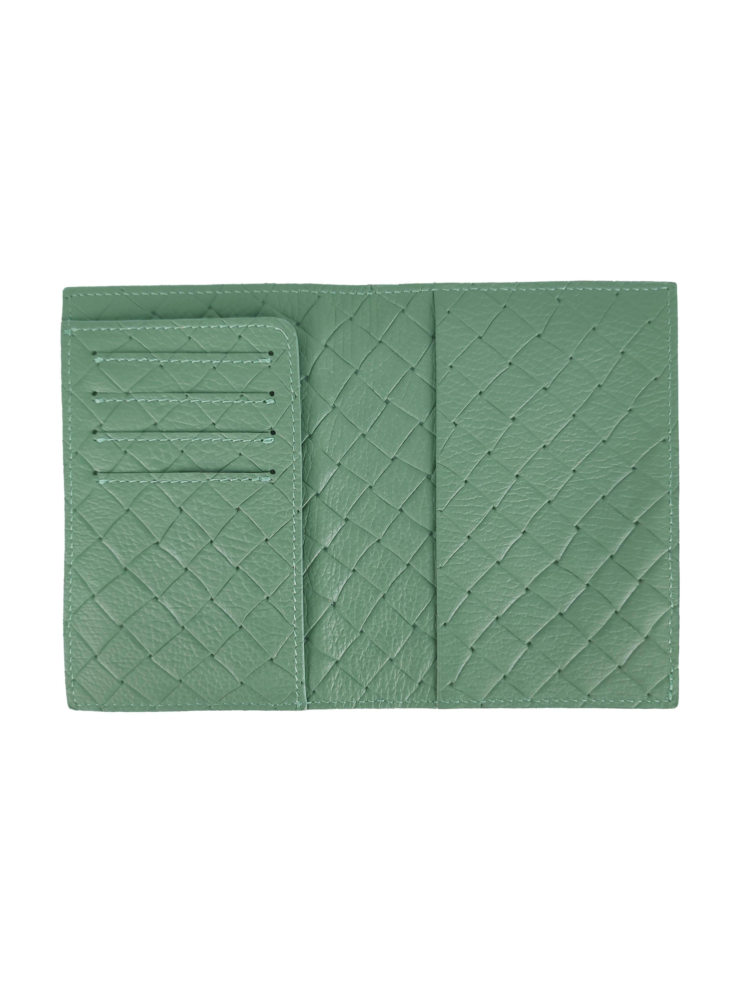 Florence Leather - Wholesale Wallet - Women's - Woven pattern leather wallet1