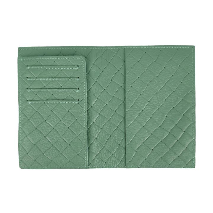 Florence Leather - Wholesale Wallet - Women's - Woven pattern leather wallet1
