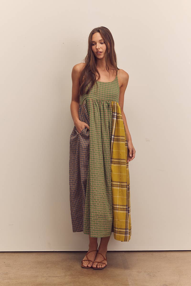 Multi Colored Contrast cami dress for wholesale on Faire1