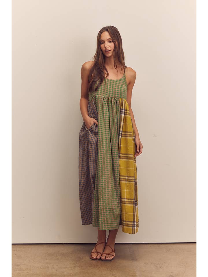 Multi Colored Contrast cami dress for wholesale on Faire1