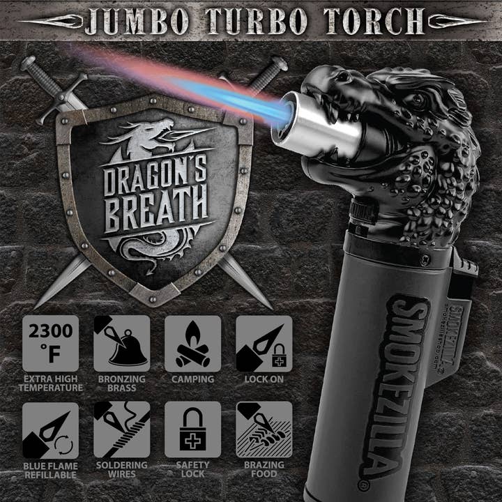 Novelty Closeout - Wholesale Classic Toy - Kids - Torch Blue Dragon Torch Lighter Assortment-