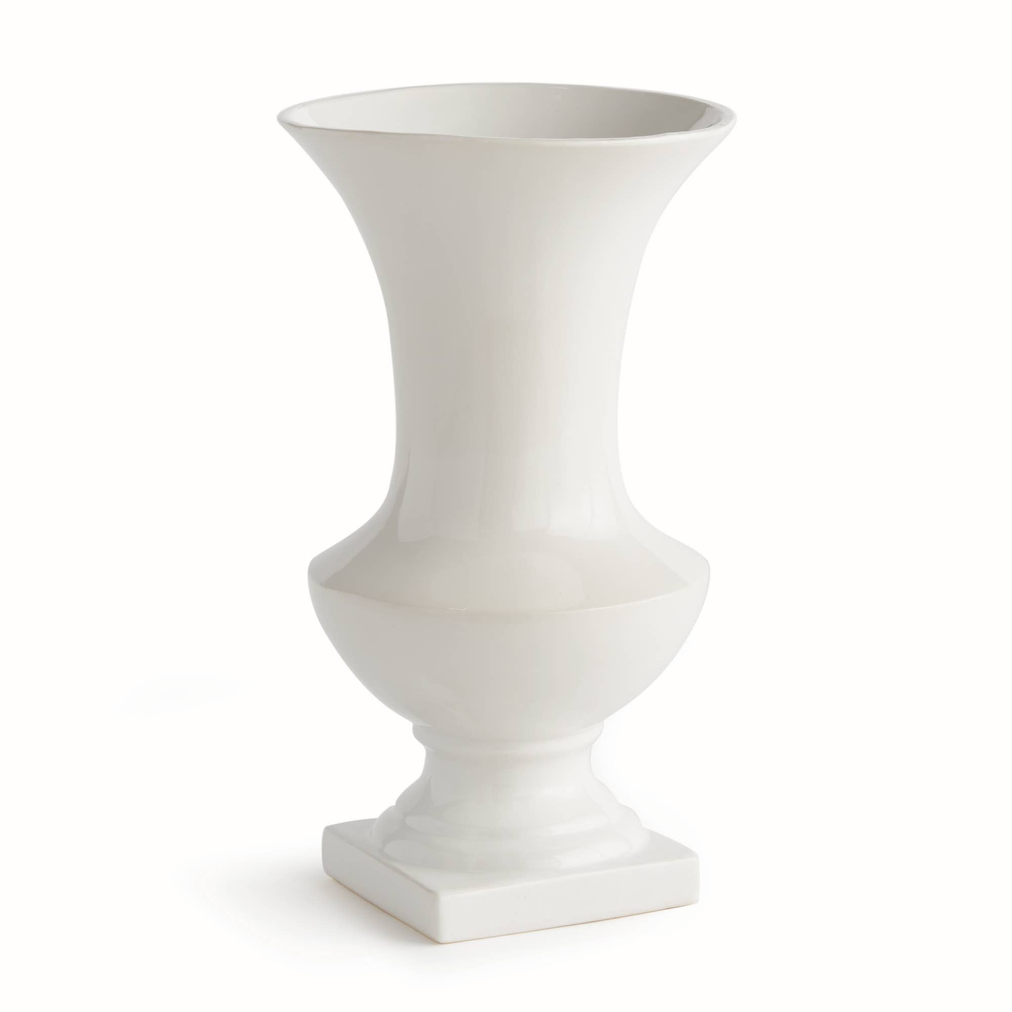 Napa Home & Garden - Vente Vases - Grand vase sur pied Antoinette, blanc0