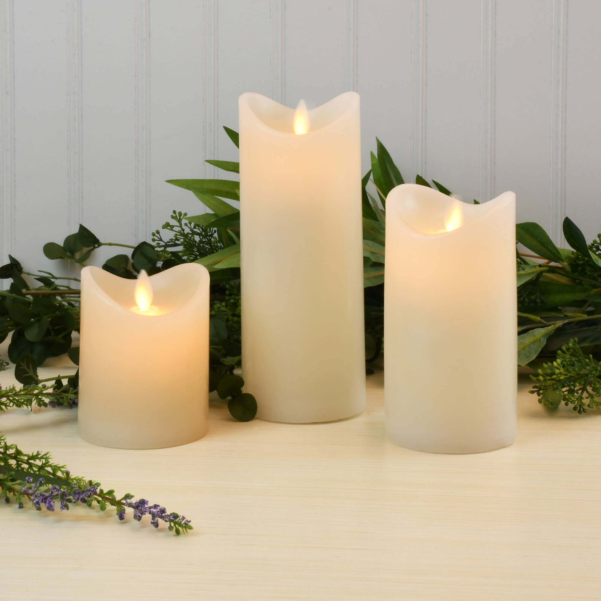 LumaBase - Wholesale Flameless Candle - Battery Operated LED Wax Candles  - Set of 31