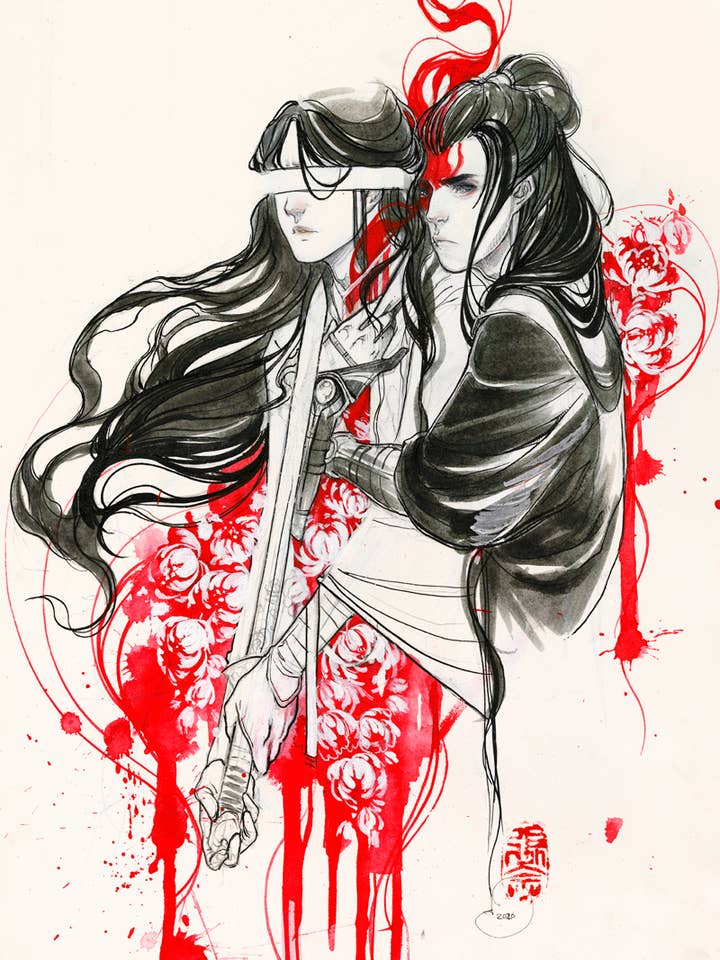 霜华 Shuanghua || Édition Ouverte Giclée pour la vente par Oscen || Nen Chang & Liz Tecca