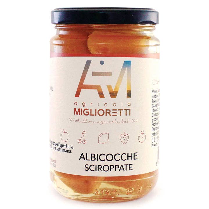 Albicocche Sciroppate, Made in Italy, Ideale Per Pic Nic for wholesale by Santini Gusto Unico