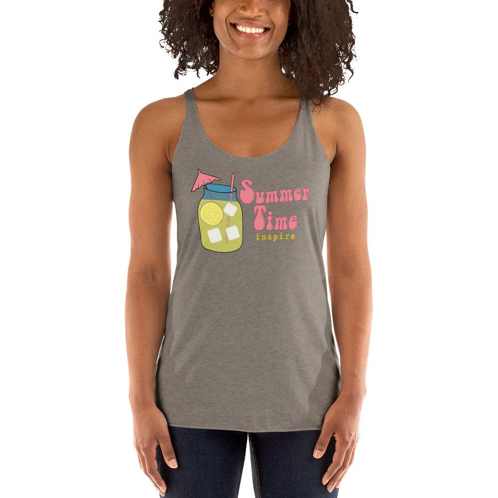 inspire - Vendita all'ingrosso Canotta - Donna - Canotta Racerback da donna Inspire Lemonade Summertime10