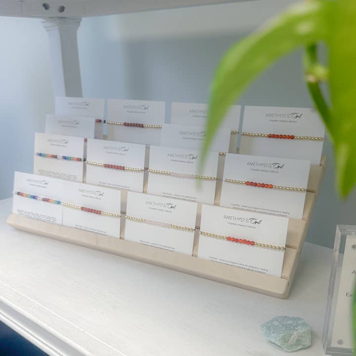 Unspoken Healing Collection Display + Sign for wholesale by Amethyst and Opal