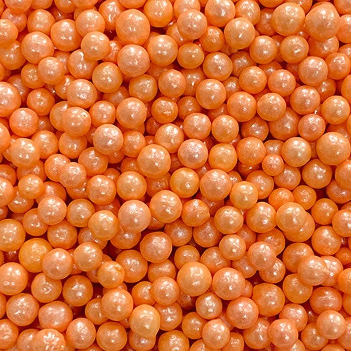 PEARL CANDIES 7 MM SHIMMER ORANGE 2 LB for wholesale by McCall's