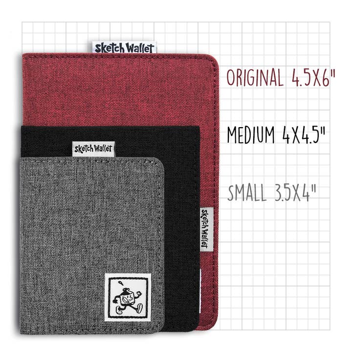 Inky's - Wholesale Sketchbook/Sketchpad - Original Size Leather Sketch Wallet 2.0