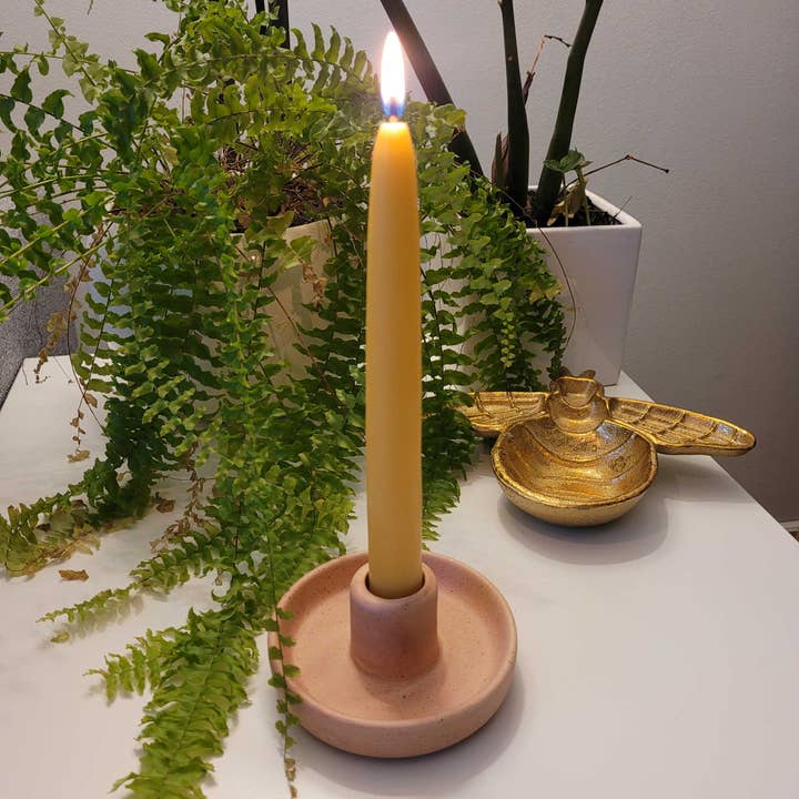 Eastvan bees - Wholesale Tapered Candle/Candlestick - Hand-dipped beeswax taper Candles- 8"/9"/10"/11 - 1 Pair