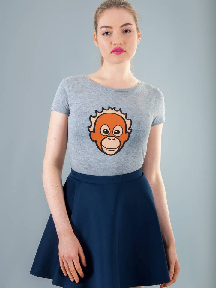 Orangutan T-Shirt for wholesale by Clumsy Hooves