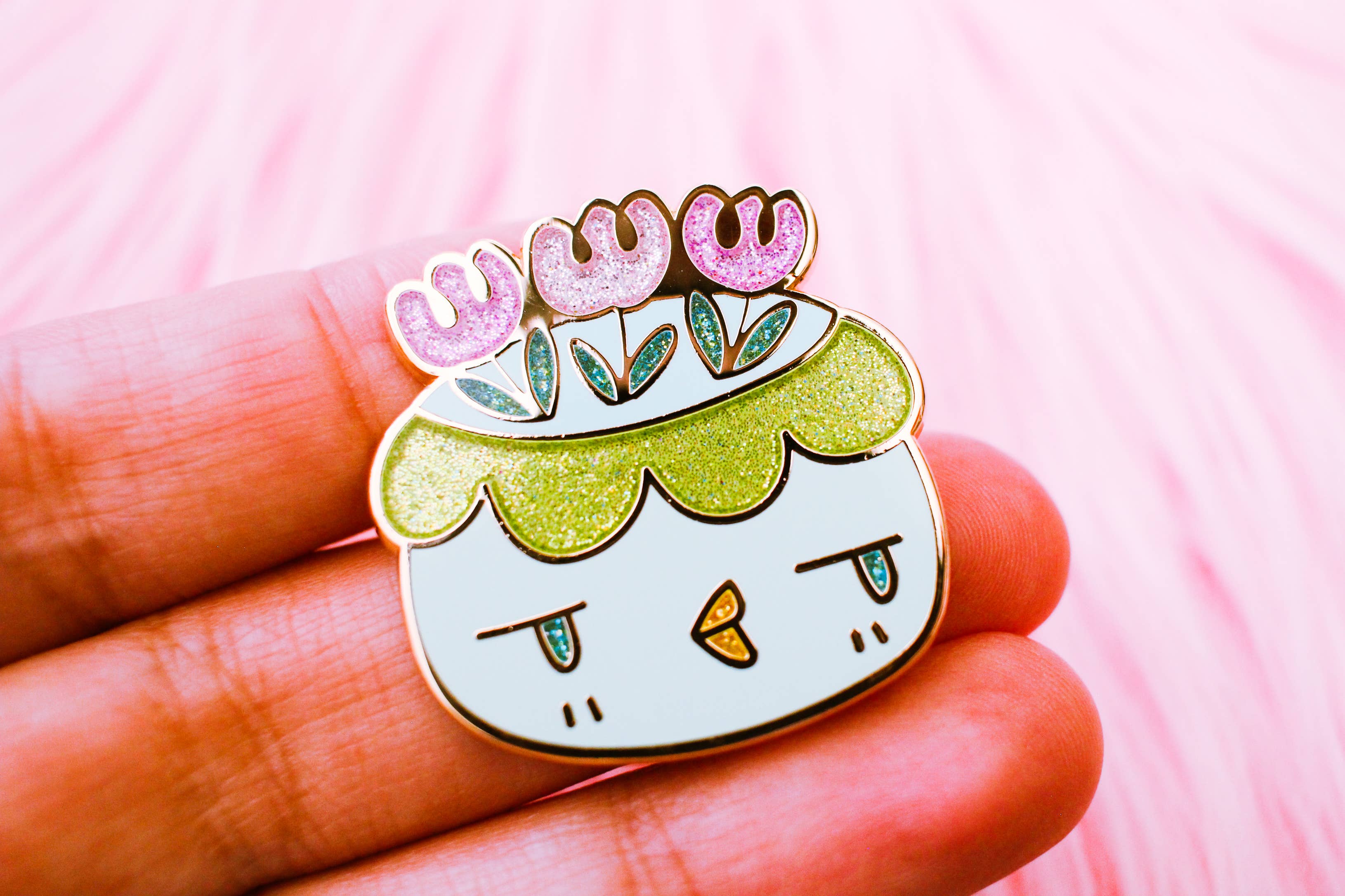 Shark City Slicker - Wholesale Lapel Pin/Button - Flower Kappa - Enamel Pin1