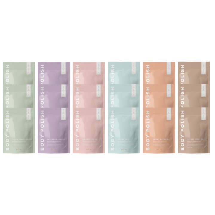Body Polish Bundle - 3 units of all 6 scents (MSRP $24) for wholesale by Bonblissity