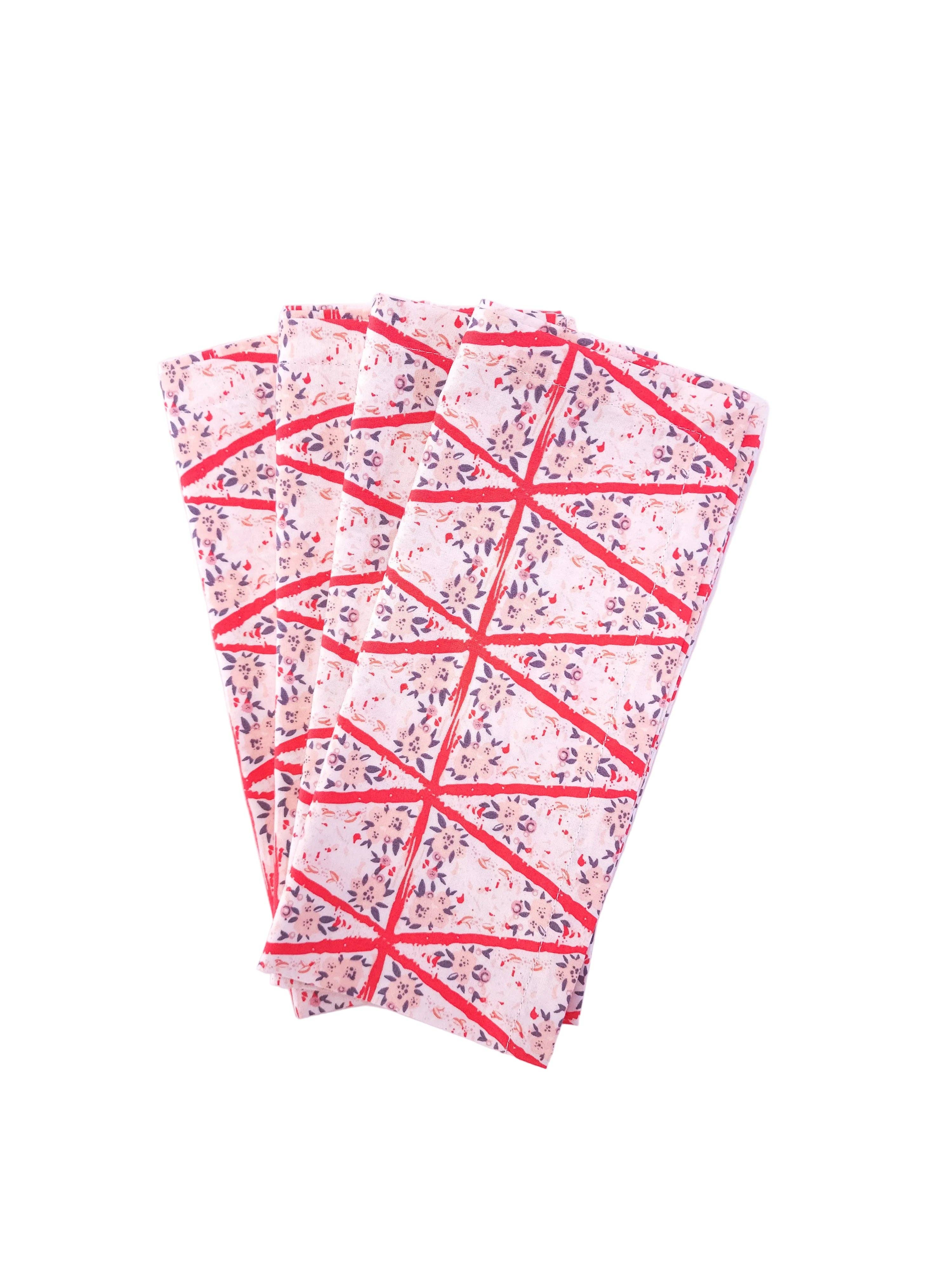 90 West Linen Co. - Wholesale Dinner & Cloth Napkin - Romantic Floral Cloth Napkins, Set of 412