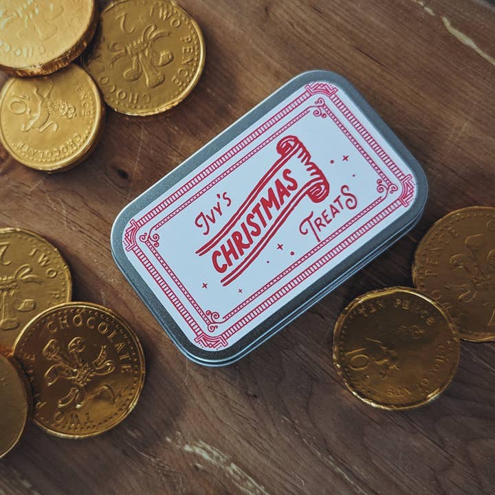 Geschenkdose für Weihnachten, personalisierbar — (Namen in den Notizen hinzufügen) für den Großhandel von Fighty Pants.