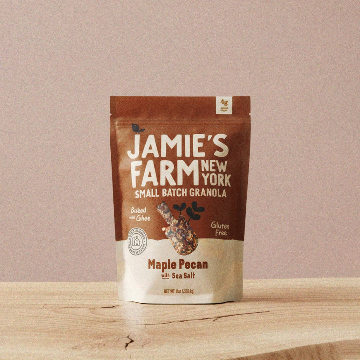 Jamie's Farm - Vendita all'ingrosso Muesli - Granola alle noci pecan d'acero con sale marino - Senza glutine e biologico