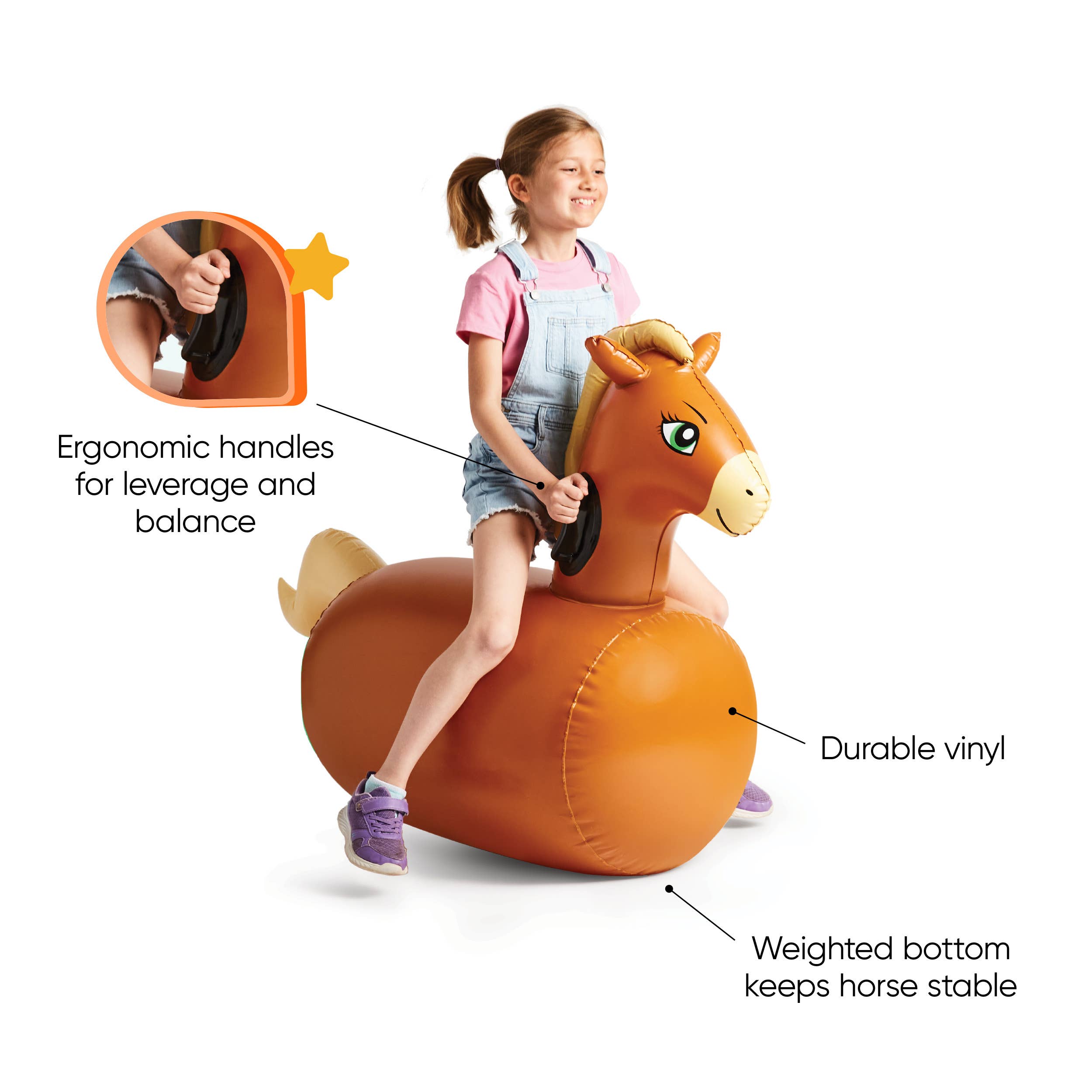 Hearthsong - Wholesale Sporting Game - Kids & Baby - Inflatable Ride-On Hop 'n Go - Single5