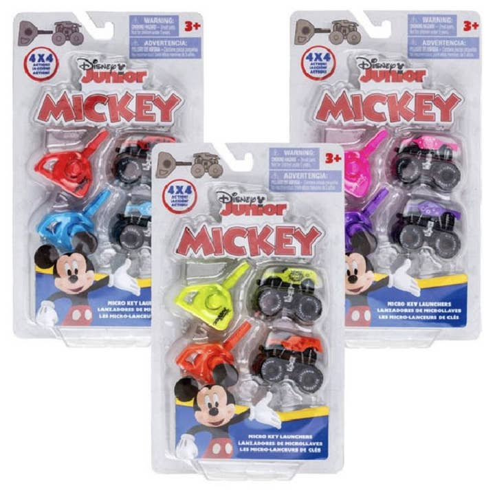 DISNEY MICKEY AND FRIENDS MICRO KEY LAUNCHER 2 PACK ASST for wholesale by Jam'n Products