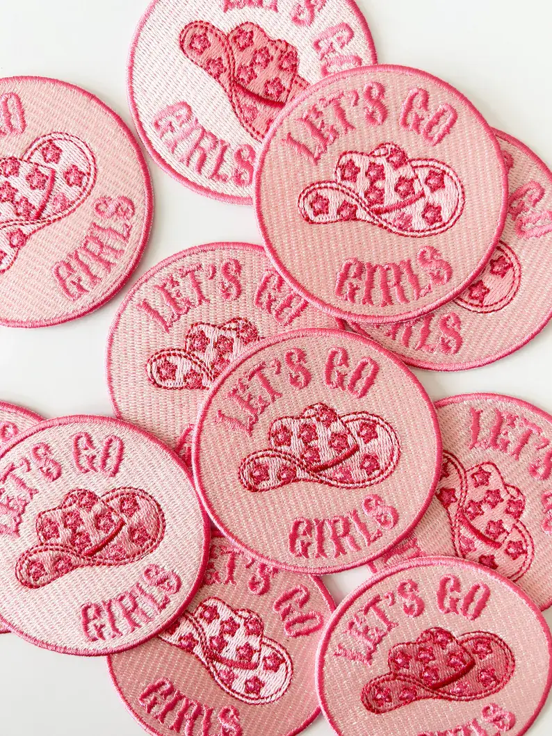 Field Trip Threads – Großhandel Aufnäher – Aufnäher „Let's Go“, für Mädchen, zum Aufbügeln, Western Nashville3