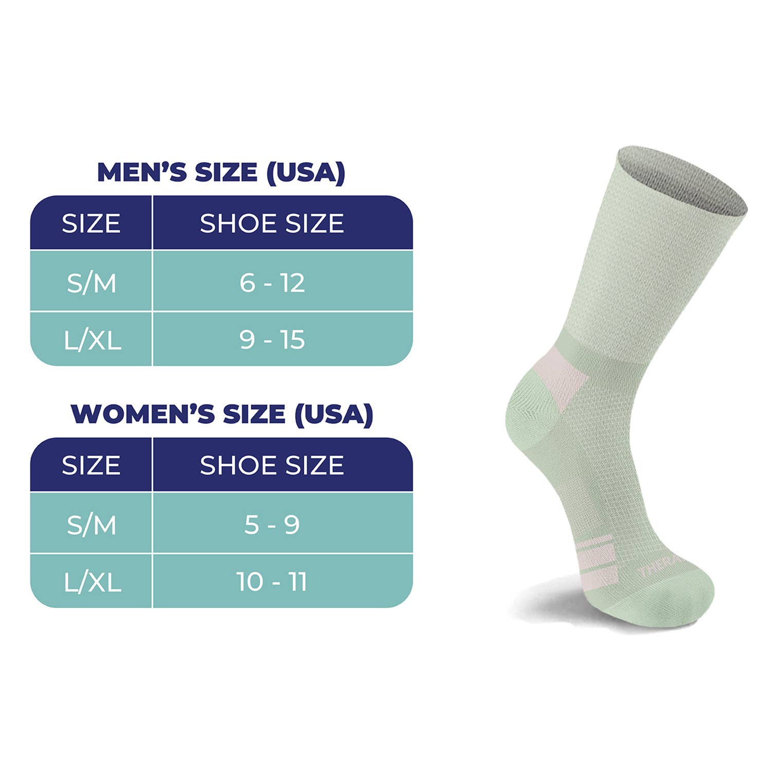 The American Gift Company (TAGCO) - Wholesale Socks - Unisex - 2-Pairs: Non-Binding Loose Fit Cotton Diabetic Crew Socks11