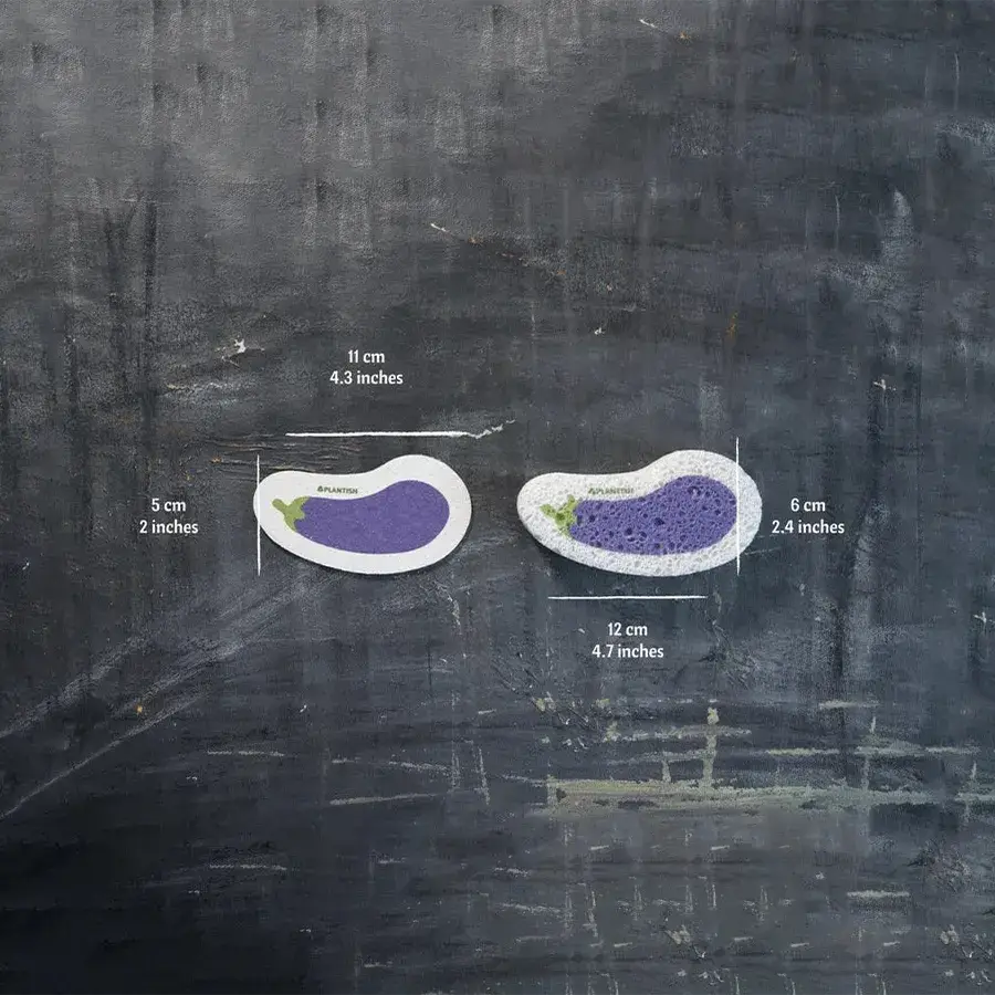 Plantish - Vente Éponges de nettoyage - Ensemble de 3 éponges pliantes Ripe & Ready5