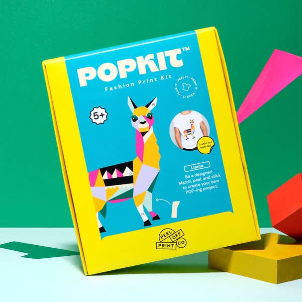 Llama POPKIT Design Studio Fashion Print Kit for wholesale by Peel Off Print Co.