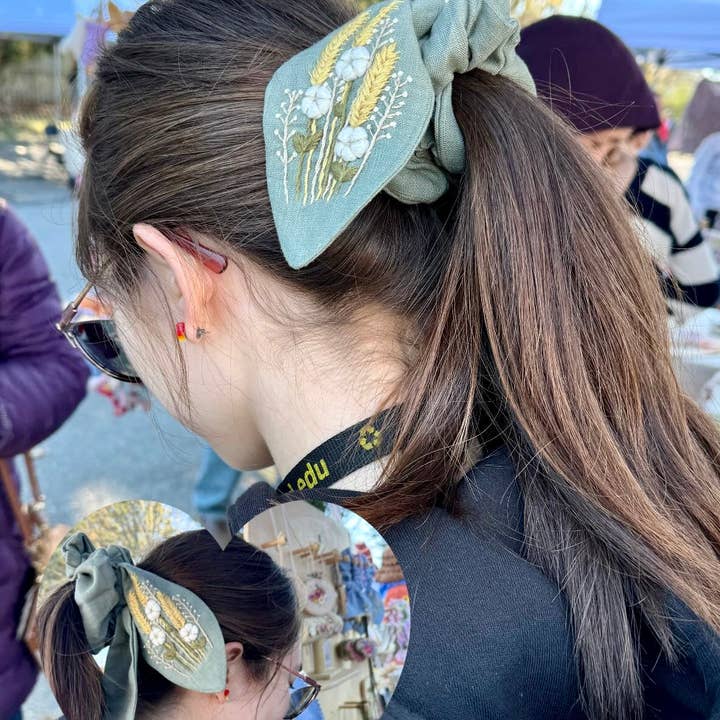 Ninu Handmade - Wholesale Scrunchie - Women's - Mystery Embroidered Scrunchie1