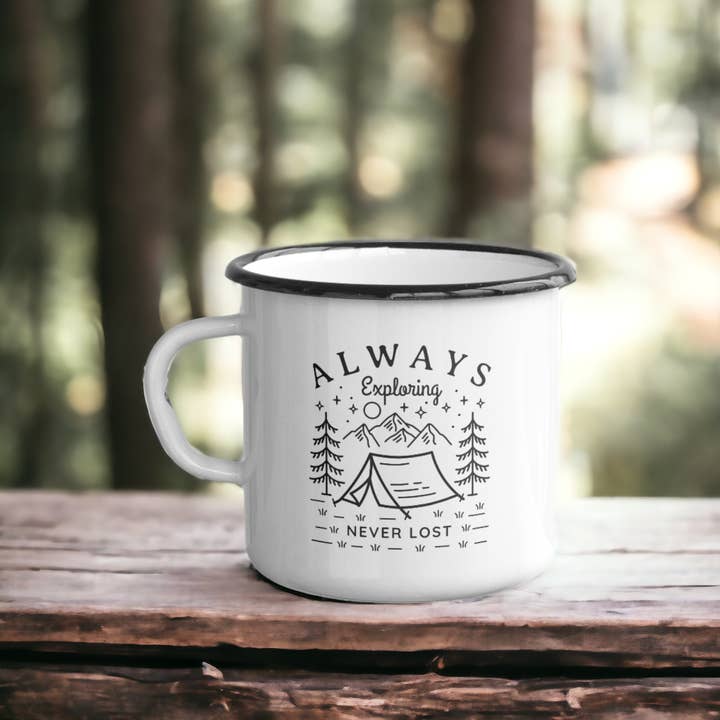 Sovende Bjorn - Wholesale Coffee Mug - Always exploring - Ceramic Camper