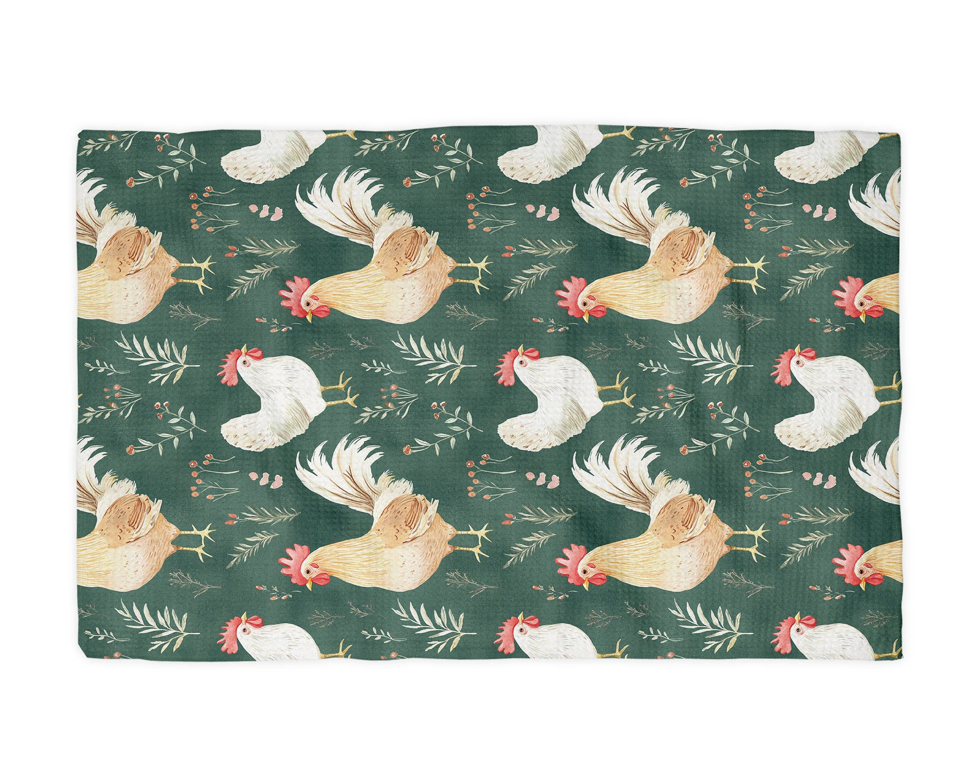 Canary Road - Wholesale Tea Towel - Chicken Collage Farmhouse Coop Homestead Kitchen Towel1