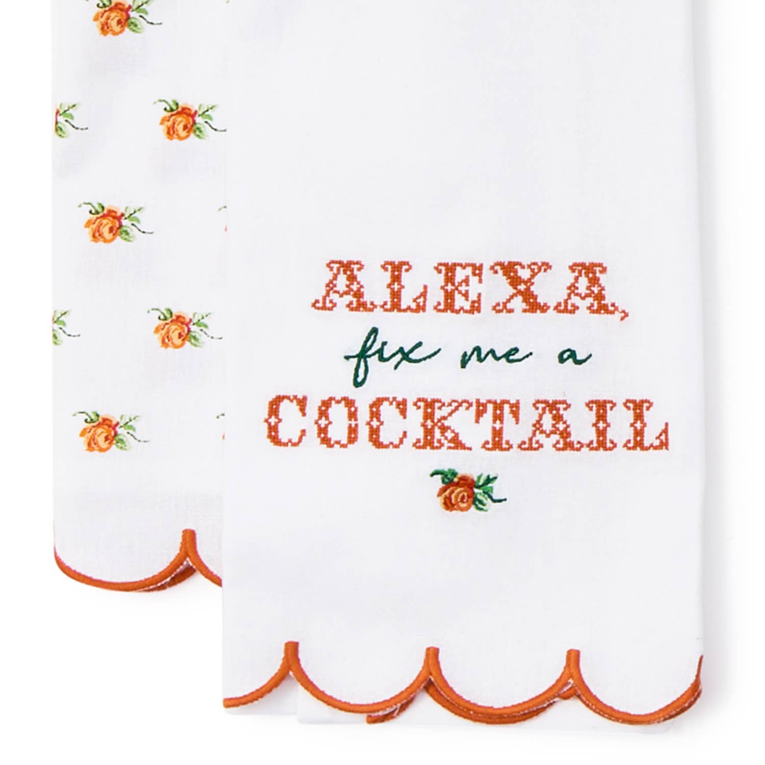 Boyar Gifts for Two's Company - Wholesale Tea Towel - Alexa  | Cross Stitch Dish Towel Assortment1