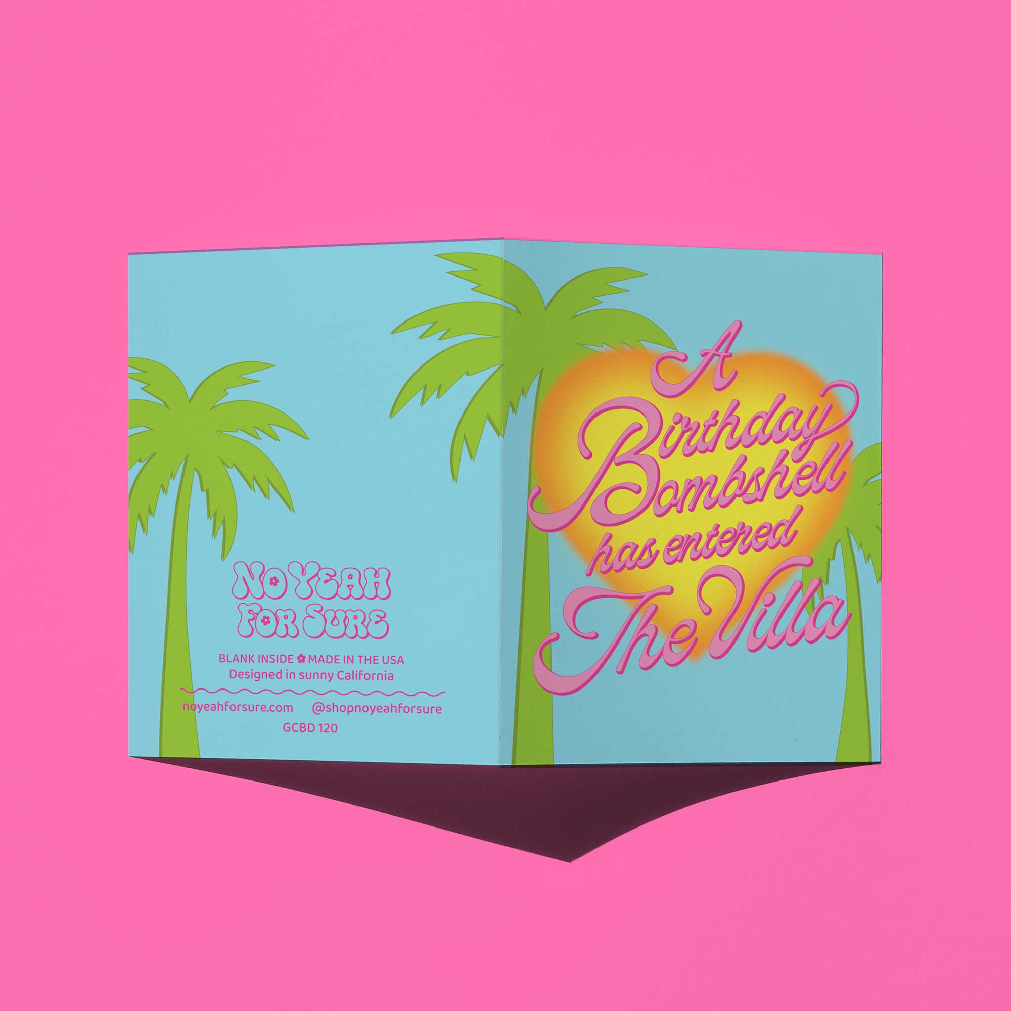 No Yeah For Sure – wholesale Birthday card – Birthday Bombshell Card3