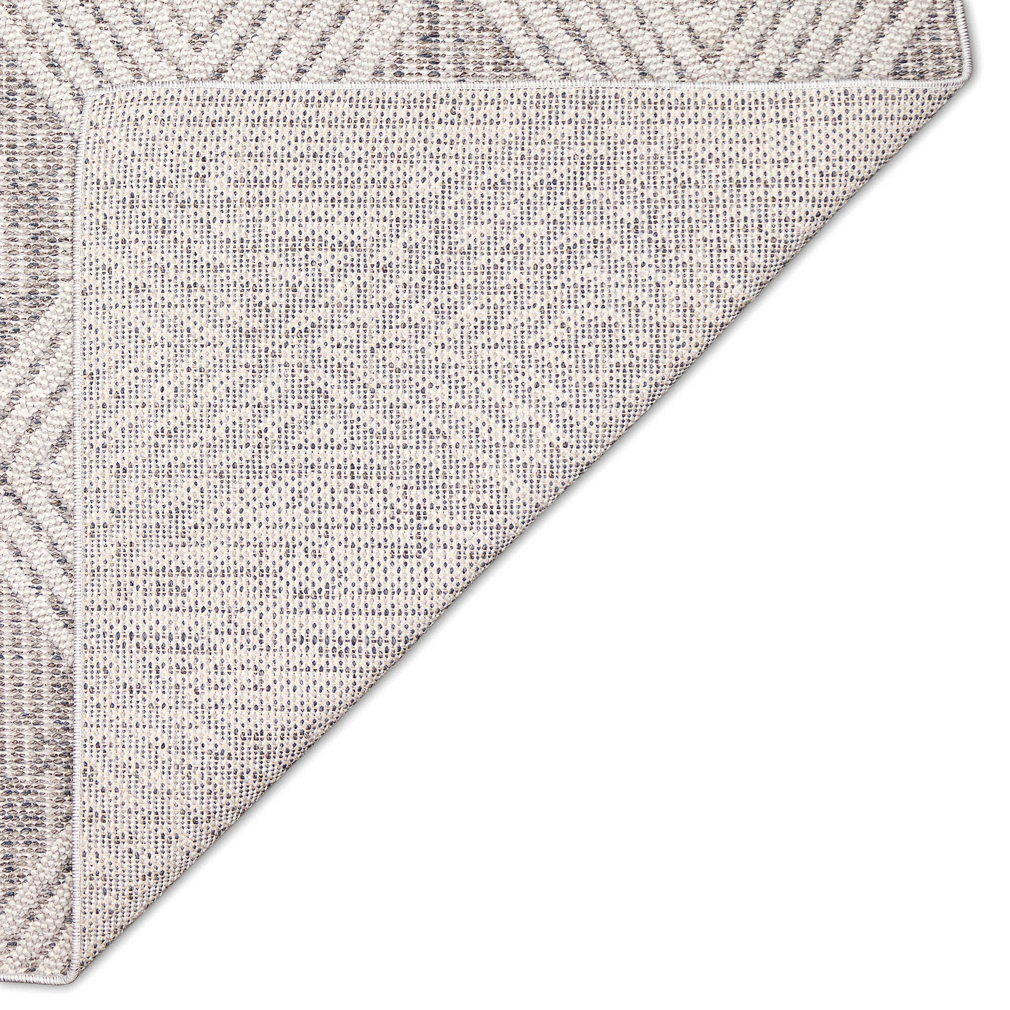 Argent Tapis d'intérieur et d'extérieur Liora Manne Dunes Modern Diamond, argenté en vente sur Faire3