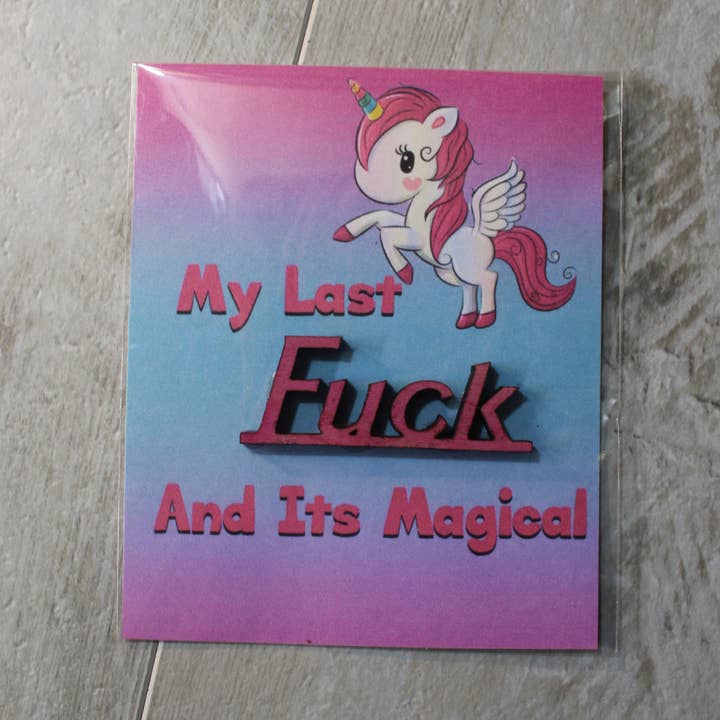 Last Fuck and It's Magical Gift for wholesale by Raven Design