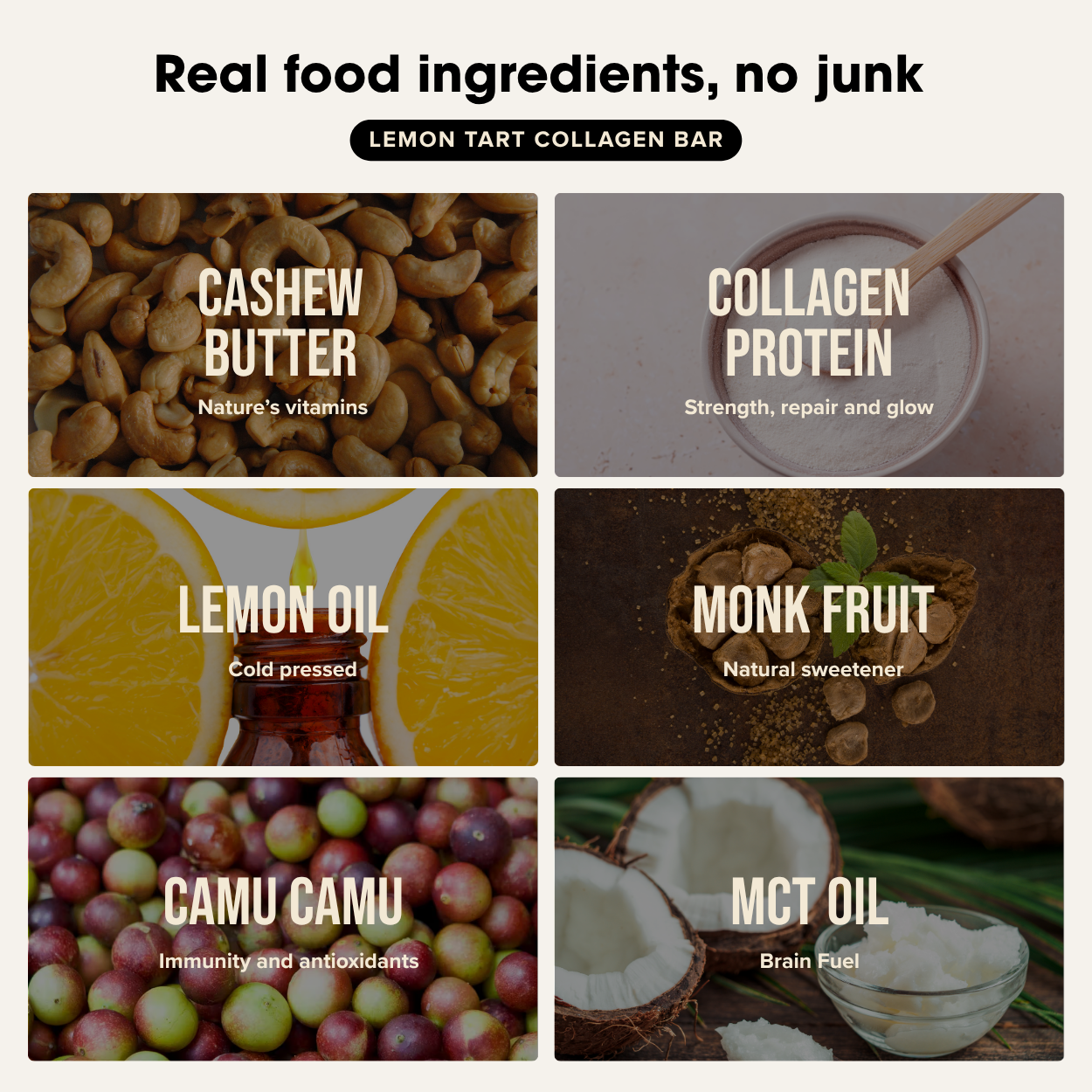 Chief Nutrition - Vente Barres de céréales - Barre Protéinée au Collagène - Tarte au Citron9