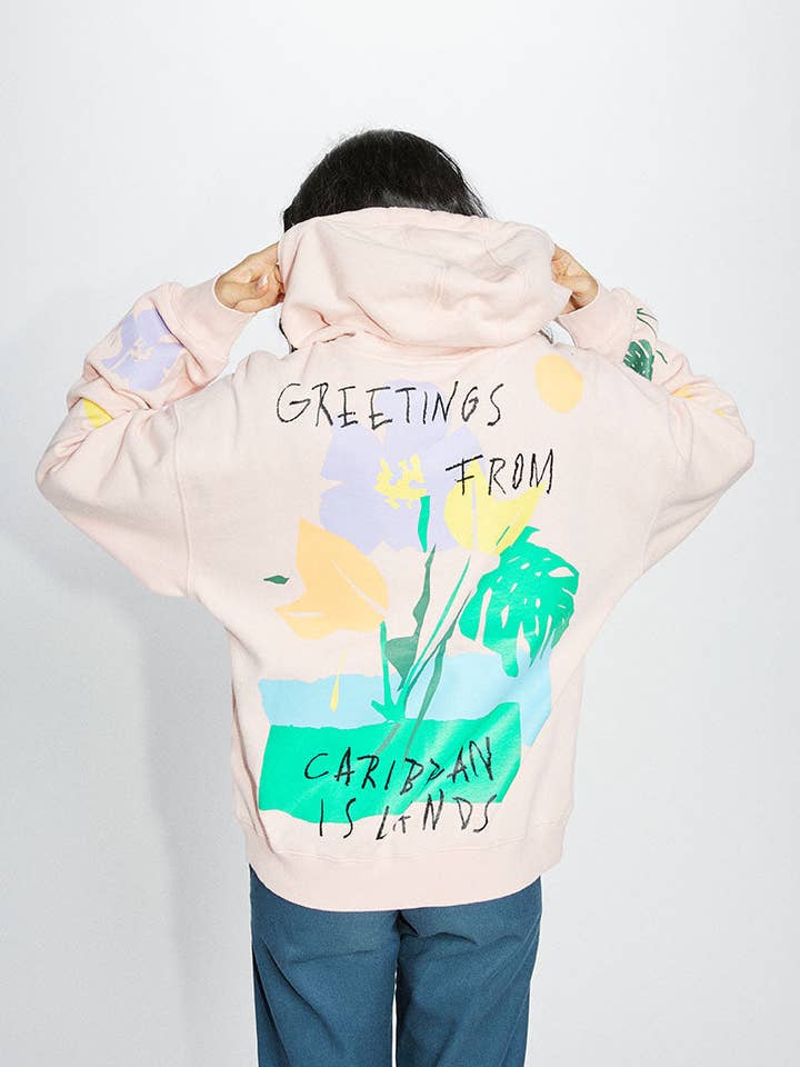 Caribbean Islands Graphic Pullover Hoodie for wholesale by Coney Island Picnic