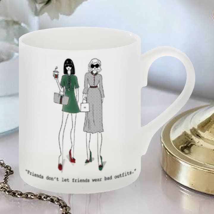 Melhores Amigos — Caneca G Fine Bone China por atacado de Catherine Loves