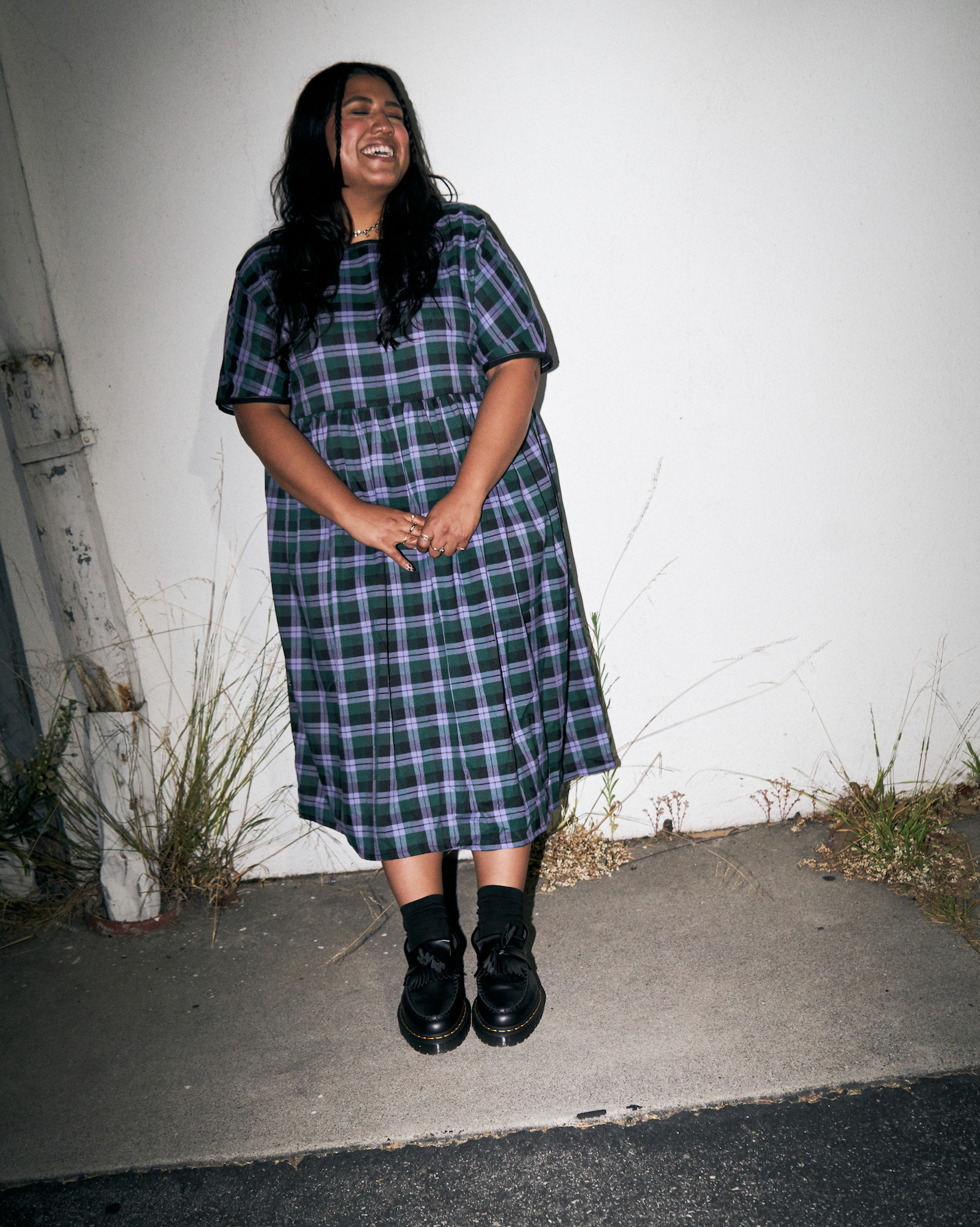 rudie - Wholesale Dress - Women's - Ringer Tea Dress - Purple Haze6