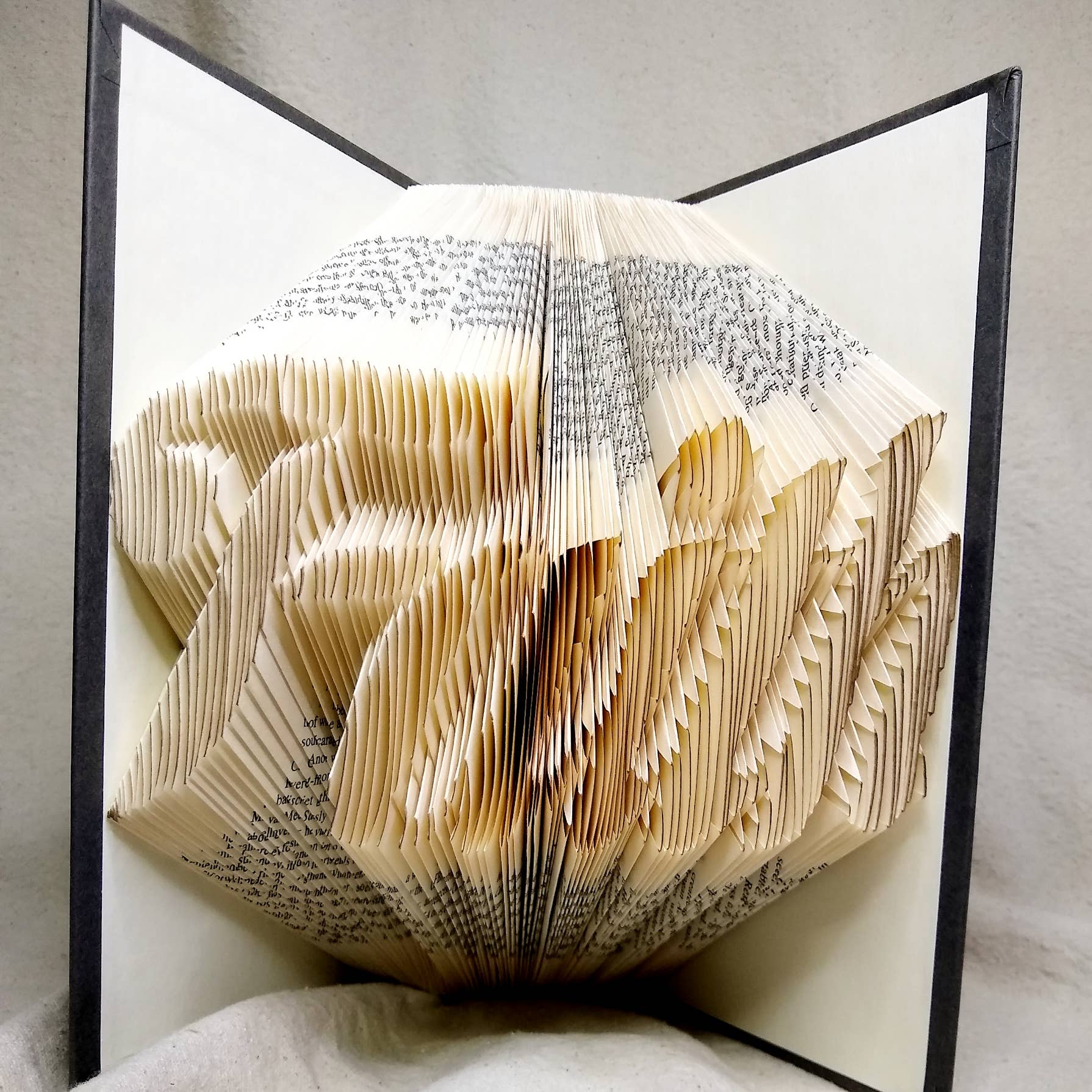 Tall Hill Upcycled - Wholesale Sculpture - Folded Book Art Sculpture11