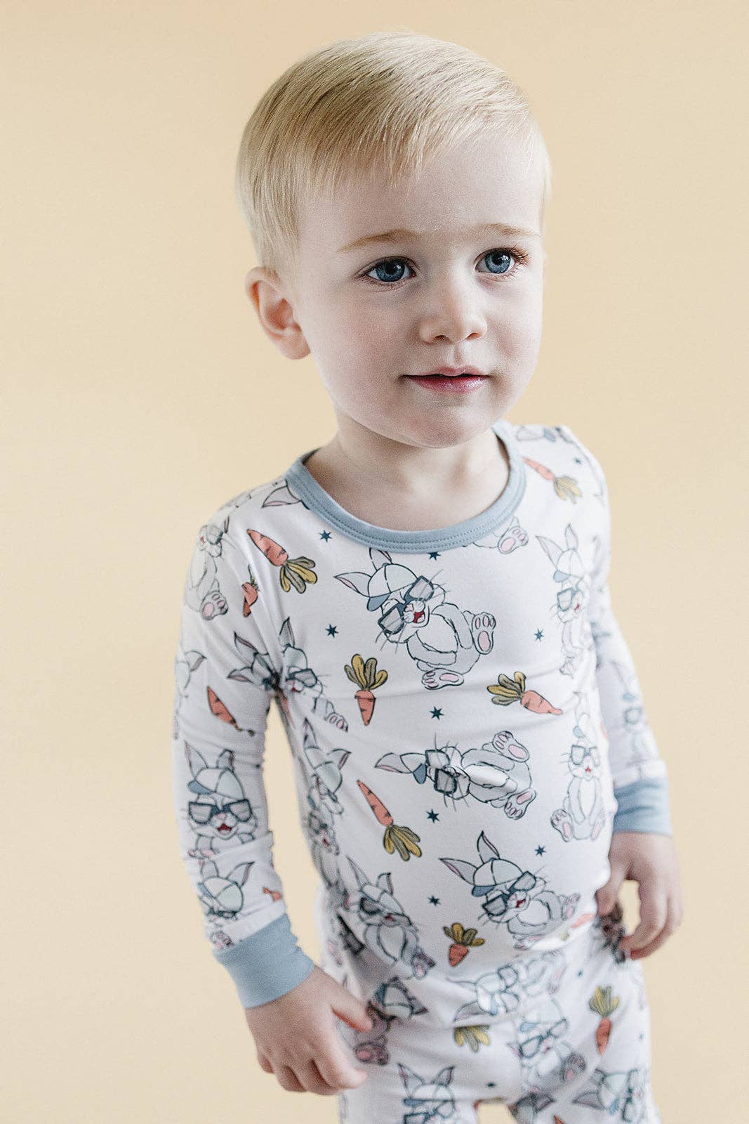 Lucky Panda Kids - Wholesale Top & Pant Set - Kids - Bamboo Easter Boys' Two Piece Set | Rad Bunny13