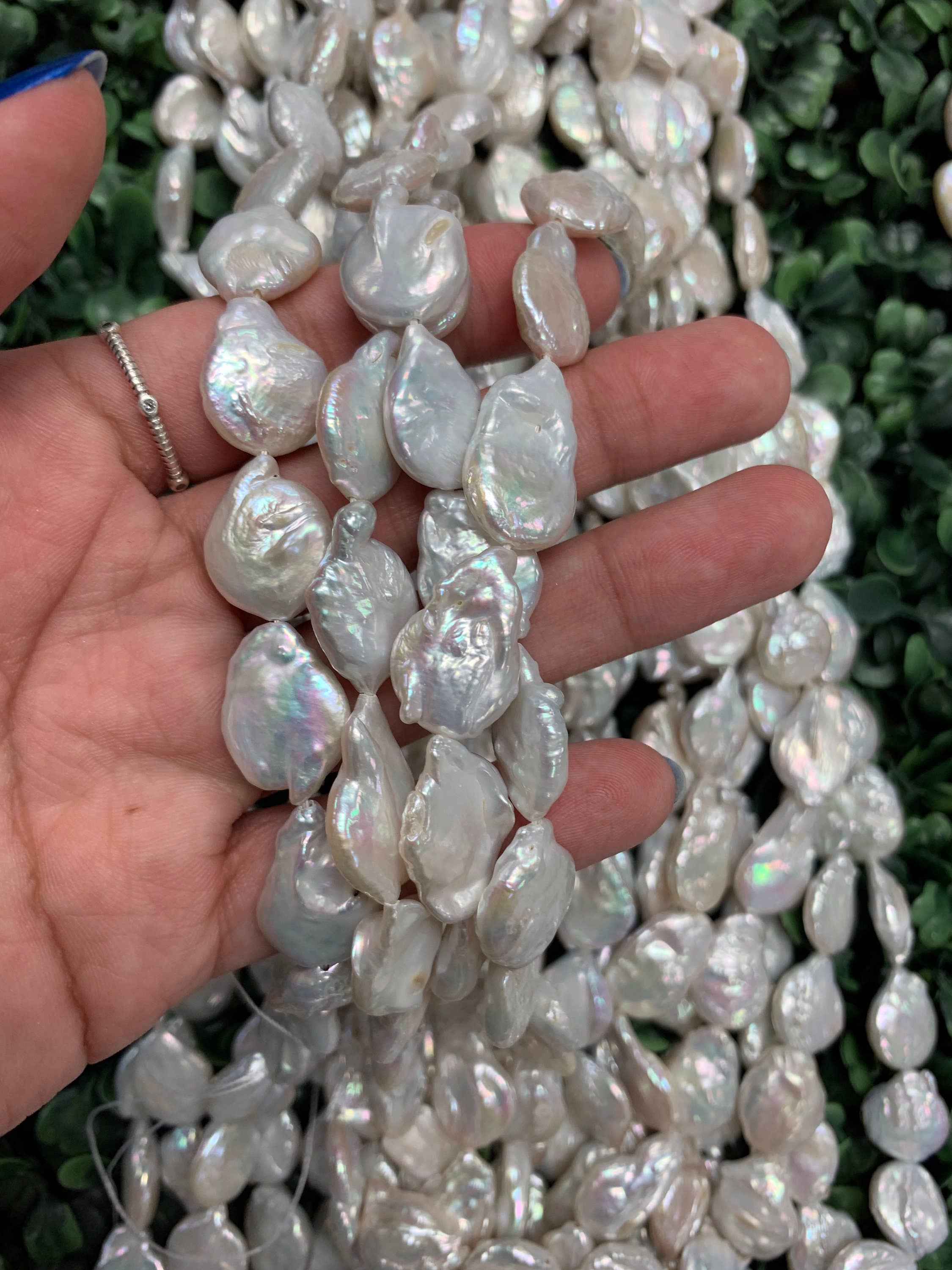 The Bead Bazaar - Wholesale Beads - Large Baroque Freshwater Pearls, Wholesale Pearl Beads, Irregular Shaped Pearl Accent Beads, Freshwater Pearl, Bulk Beads For Jewelry Making2