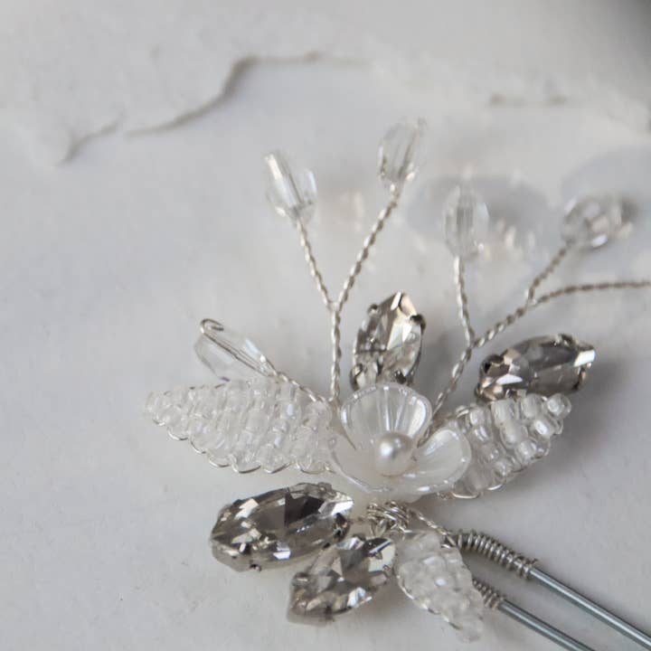 Bespoke Bridal - Venta al por mayor Horquillas para el pelo - Horquillas Anita Floral
