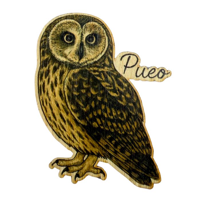 Pueo (Owl) for wholesale by Bamboo Wood Stickers