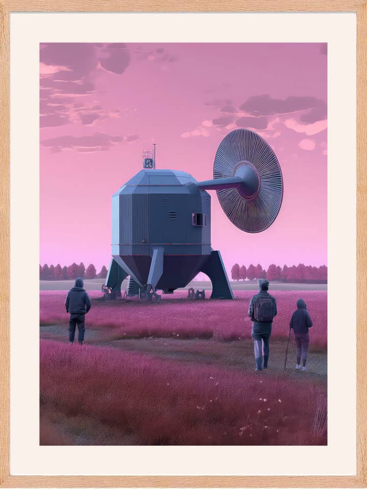 Poster - Futunature 04 (12x16 in) - Hartman Ai for wholesale by Hartman A.I.