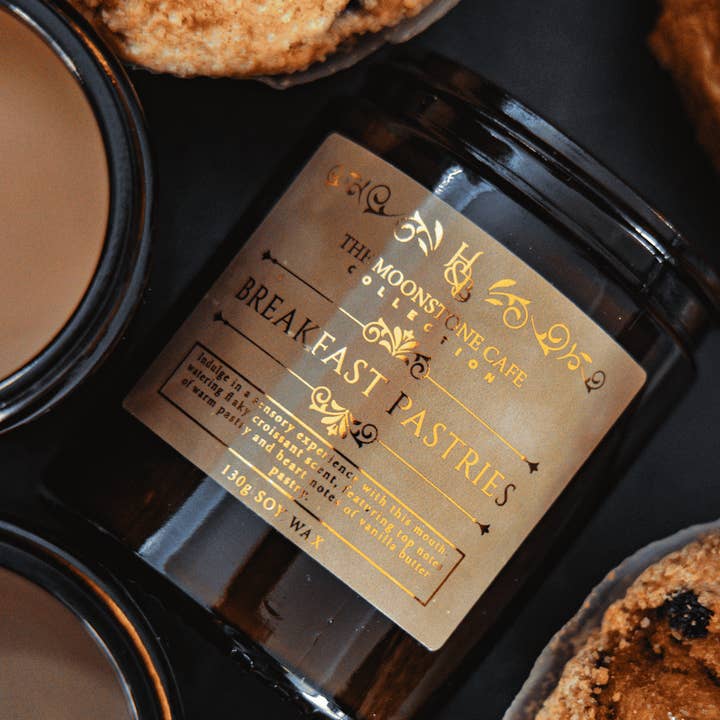 Hex & Boon – wholesale Jar/filled candle – Breakfast Pastries Scented Soy Candle 130g2