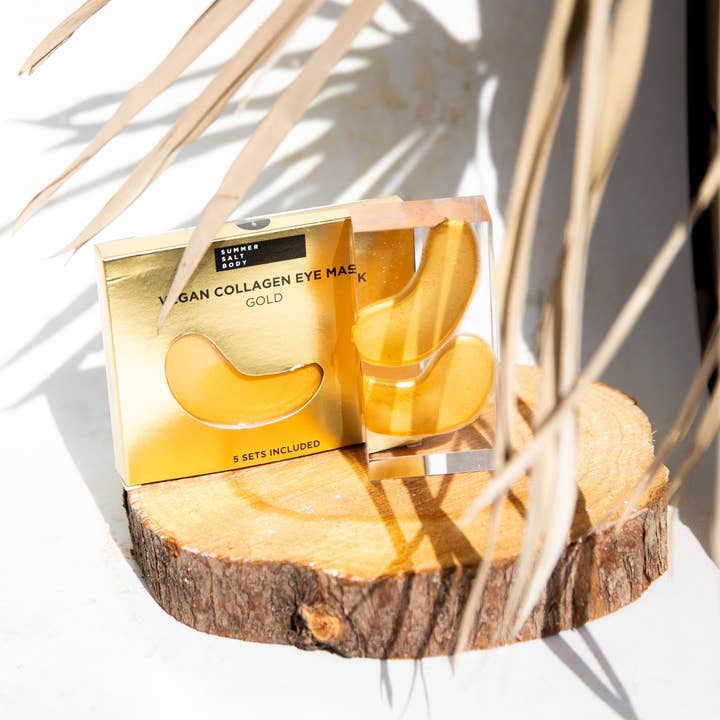 Summer Salt Body - Wholesale Eye treatment mask - Collagen Eye Mask Gold - Vegan