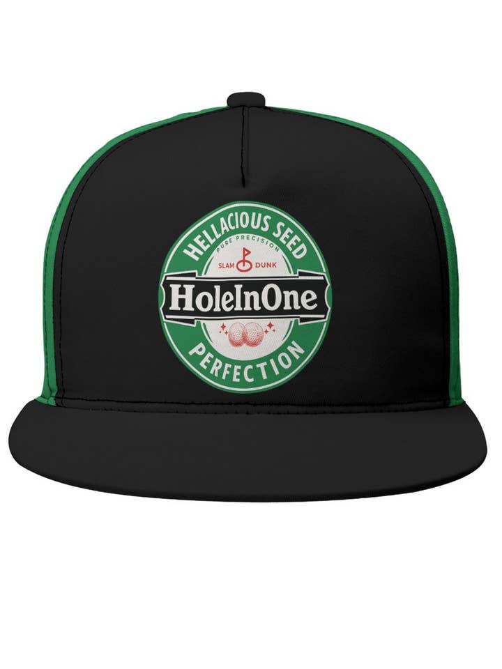 Hole In One Snapback Hat for wholesale by Not Bad Pretty Good